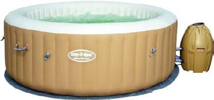 "Lay-Z-Spa" - sistema di filtrazione dell'acqua Piscina tonda gonfiabile con idromassaggio 196x71h cm - 916 L cod. BEST54129 595,00 LAY-Z-SPA HAWAII 220-240V, 50Hz, 2.