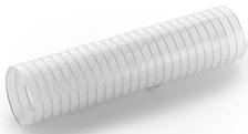 TUBI TECNOPLASTICI - 82 POLIUCEMENT Tubo in PVC flessibile e robusto con sottostrato in poliuretano trasparente, spirale in PVC rigido antiurto colore antracite, resistente all abrasione.