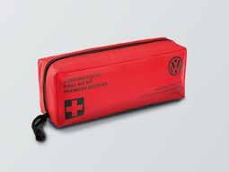 03 Kit di sicurezza in caso di panne originale Volkswagen: Il kit di sicurezza comprende una selezione di prodotti che possono rivelarsi utili in caso di emergenza.