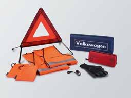 04 Giubbotto catarifrangente originale Volkswagen: Il giubbotto catarifrangente originale Volkswagen con scritta Volkswagen e strisce segnaletiche riflettenti è conforme alla norma