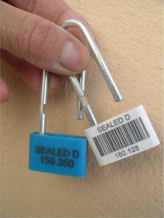 Filo 1 mm Art: PADLOCK 160-4 Sigillo in