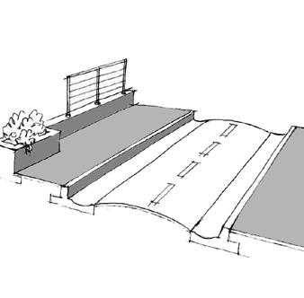 Pavimenti e marciapiedi in calcestruzzo. I PLUS: STRUTTURALE (Rck 30 N/mm 2 ).