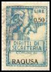 25 arancio 1930/< Carta bianca, liscia. Stampa mm. 26x34.