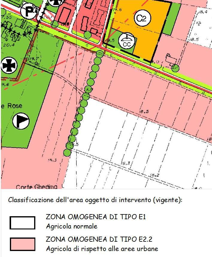 2), recependo la previsione di realizzazione della nuova casa protetta, operata in fase di emergenza, riclassificandola come G.