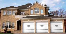 Solutions for the residential market with their elegant garage doors with pure design, created with solid material and prestigious finishing.