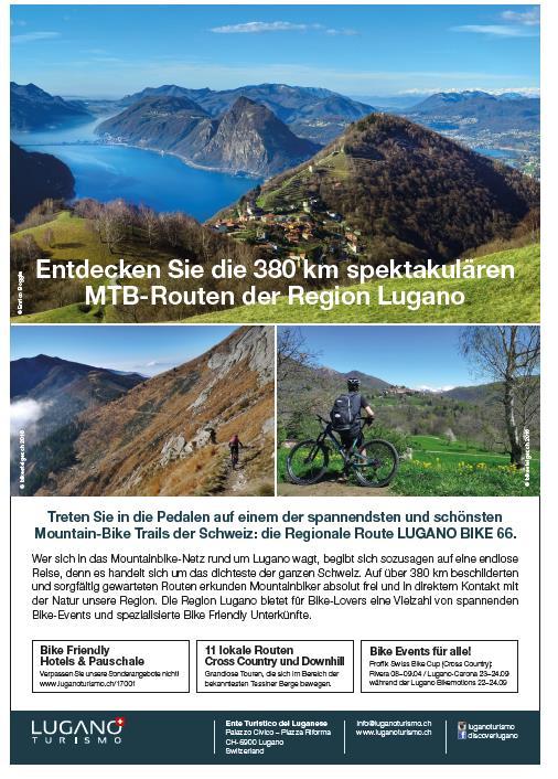 Ride Bikestyle Magazin Mercato Svizzera / Germania Tiratura: Lingua: 14 000 esemplari Tedesco Target: Biker Rivista specializzata di alta qualità dedicata agli amanti della mountainbike e del