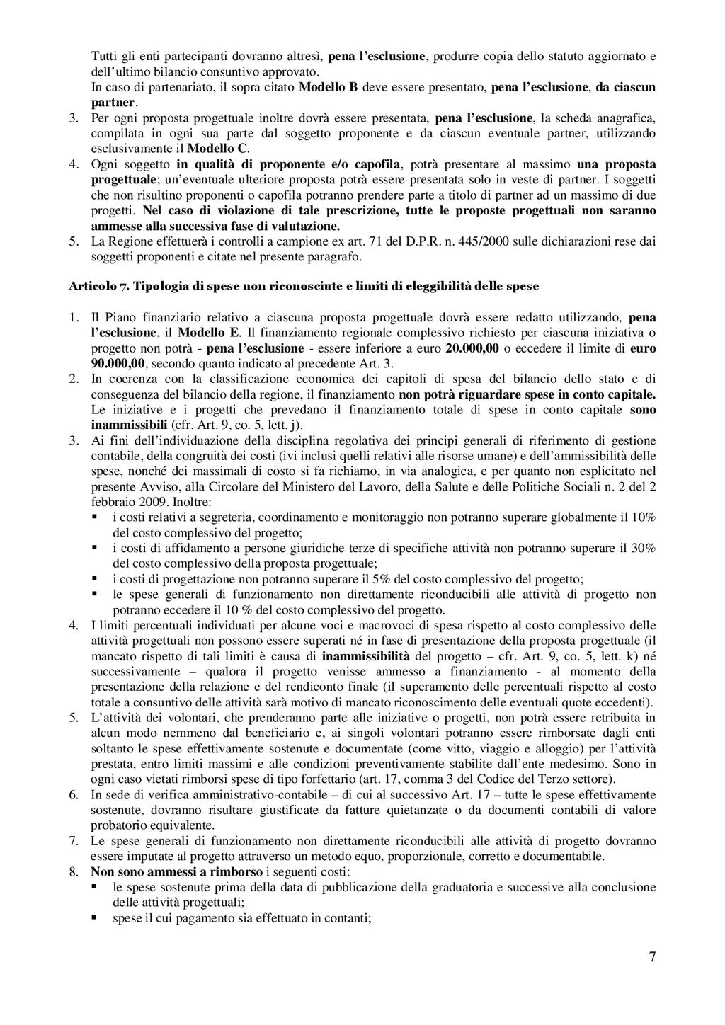 Pag. 14 Bollettino Ufficiale della Regione