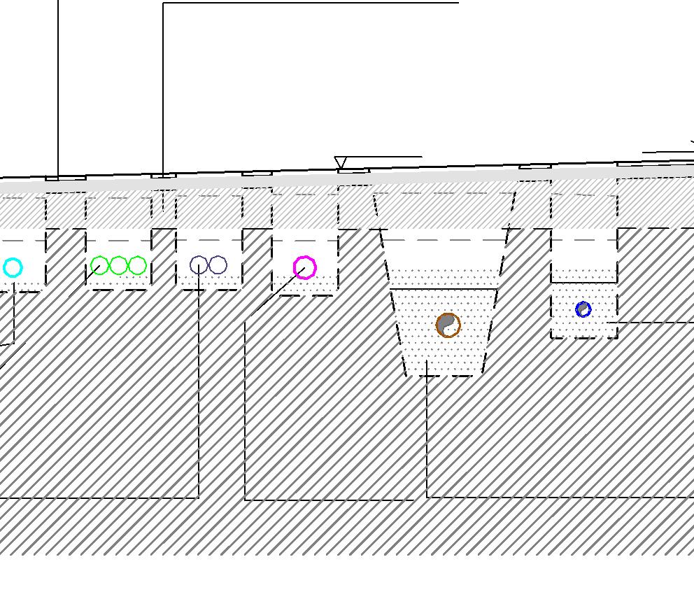 25 caditoia in progetto a dispersione usura stradale 3 cm