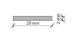 Profili piatti PROP15X2 Profilo dissipatore