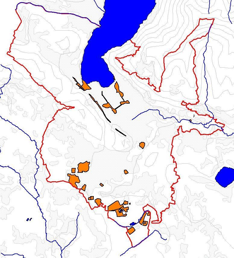 Specifica 3.h.1: locale falda subaffiorante (< 3 m dal p.c.) Rientrano in questa sottoclasse, oltre alle grandi aree di cava nella parte sud ovest del territorio comunale (area Bassone-Acquanegra e