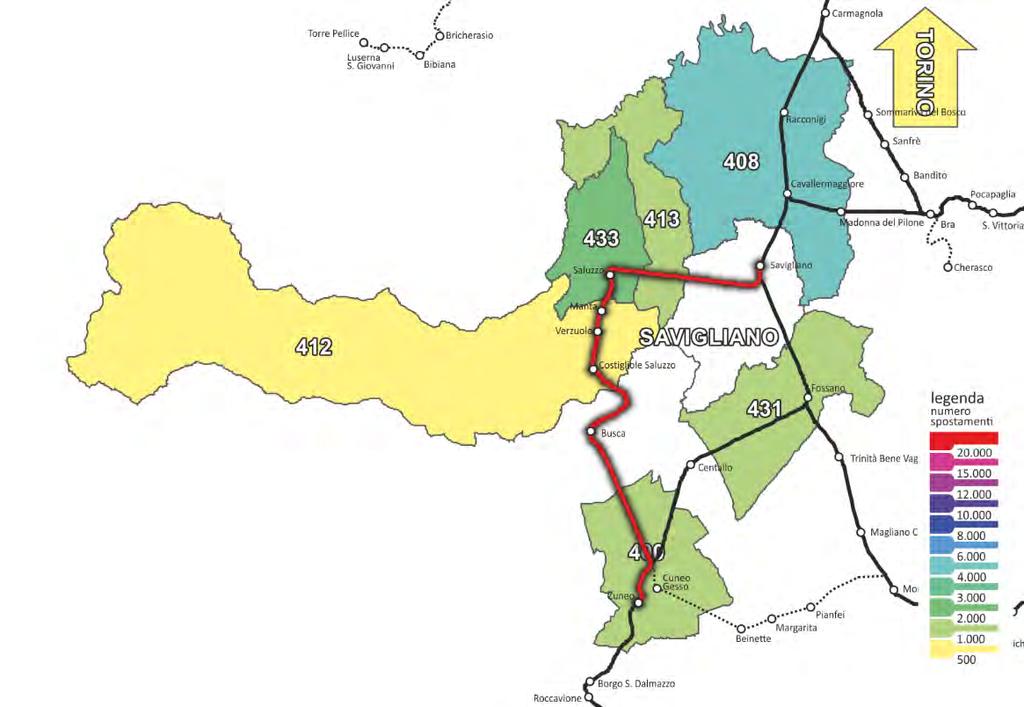 ferroviario, il collegamento tra Savigliano Cuneo sia realizzato in modo sicuramente più con la linea Torino Cuneo che con la linea Savigliano