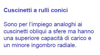 A RULLI CONICI