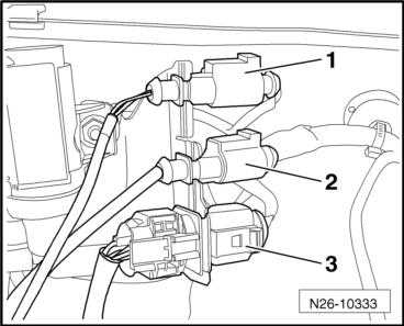Pagina 3 di 13 Fermo di sicurezza (per il trasporto) -T10404- Vite con collare M6x20 Stacco Rimuovere la sonda Lambda