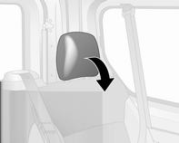 48 Sedili, sistemi di sicurezza I poggiatesta dei sedili posteriori si possono anche piegare in avanti.