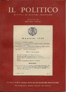 PUBBLICAZIONI, CENTRI E ASSOCIAZIONI IL POLITICO, RIVISTA ITALIANA DI SCIENZE POLITICHE Fondata da Bruno Leoni, presso la facoltà si pubblica dal 1950 la rivista Il Politico, una delle più antiche