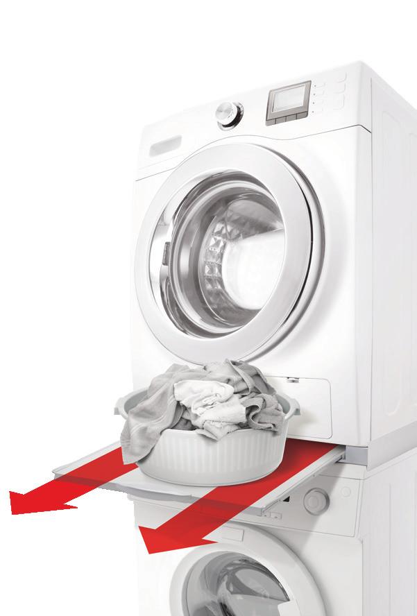 BASETORREPRO UNIVERSALE Kit universale per sovrapporre lavatrice e asciugatrice con