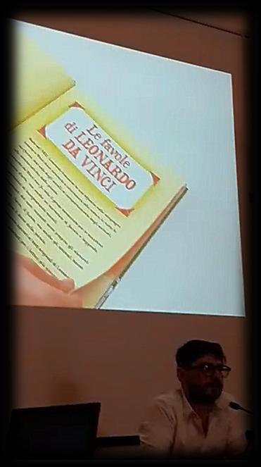 Appena arrivati, ci attendevano i professori che ci hanno presentato un personaggio particolare: Leonardo da Vinci che ci ha raccontato la storia della sua vita.