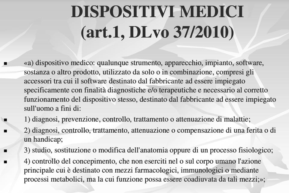 Il settore dei dispositivi medici comprende oltre 35000