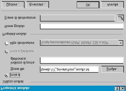 parametri. Nel menù 'Inserisci/Modulo' potremo optare, come evidenziato nell'immagine seguente, tra vari elementi. Il primo elemento da inserire sarà ovviamente il 'modulo'.