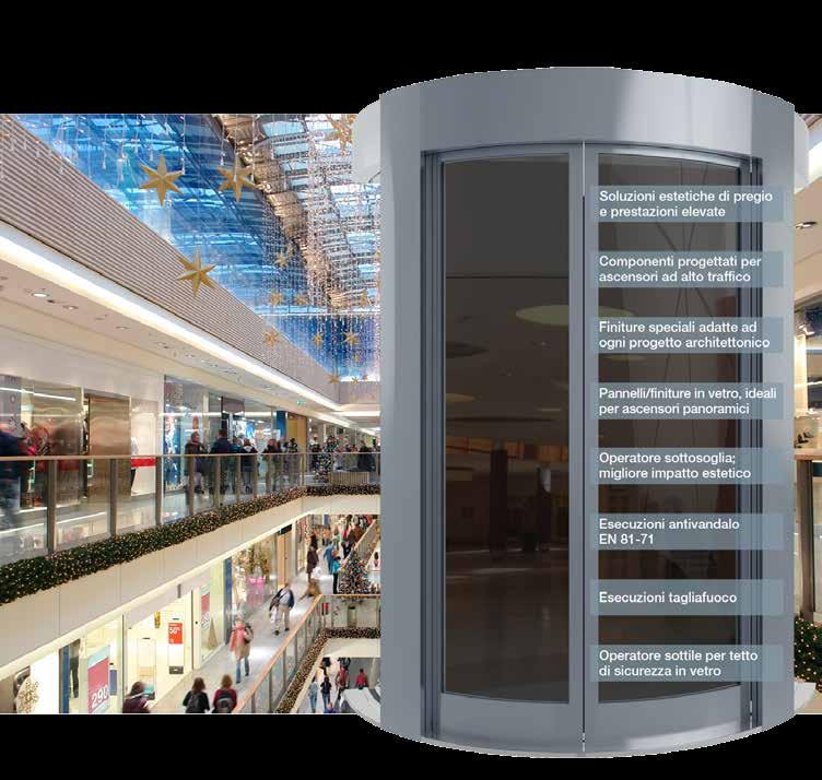 2000 R Descrizione prodotto Soluzioni dal design innovativo per progetti architettonici unici Fino a dove può spingersi il design di un ascensore?
