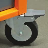 struttura arancione, cassetti grigio - Peso (kg): 60 - Portata statica (kg): 800 -
