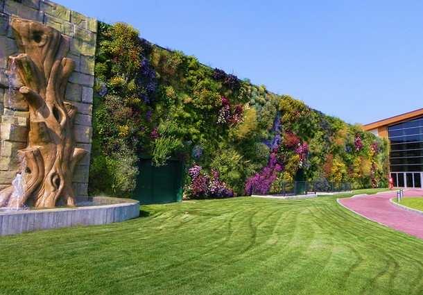 Records as the worldʼs largest vertical garden.