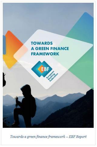 EBF report: i messaggi chiave delle banche Le banche sono disposte a impegnarsi e ad assumersi le proprie responsabilità nel contribuire all'economia sostenibile La cooperazione pubblica privata è