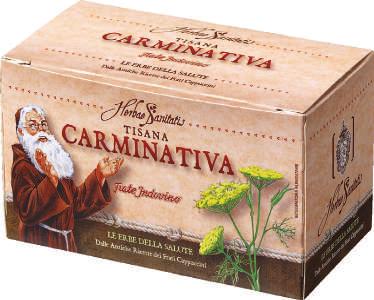 tisana CARMINATIVA FINOCCHIO, Frutti 30% MENTA PIPERITA, Foglie 23,50%