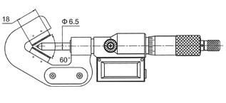 Absolute/incremental measurement. Mm/ conversion. Zero setting at any position. According to DIN 6. Resolution 0,001. Micrometro digitale per misurare utensili a e 5 taglienti.