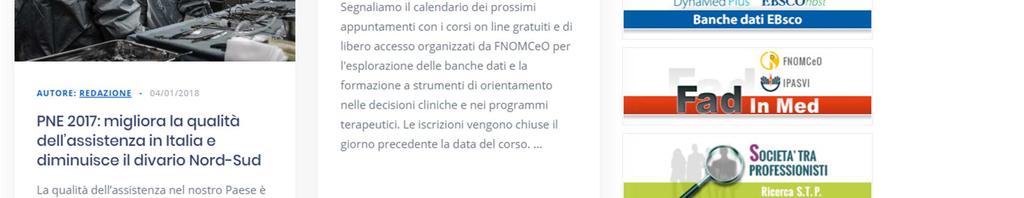 FNOMcEO Fonti informative di