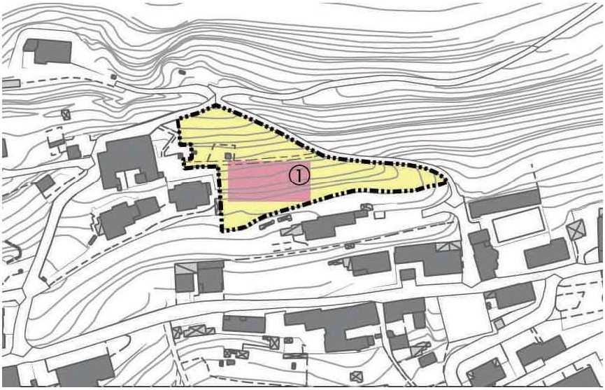 PIANO DI GOVERNO DEL TERRITORIO - PIANO DELLE REGOLE AMBITO DI COMPLETAMENTO 1 Localizzazione : Località Castello - via Fontana (accesso da nord) INDICI E PARAMETRI URBANISTICO - EDILIZI UF ( Indice