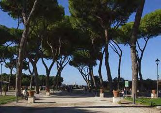 Group sia il Giardino degli Aranci che l'antica strada di Clivo di Rocca Savella, collegamento di via di Santa Sabina con Lungotevere Aventino.