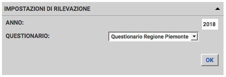 Rilevazione Biblioteche della Regione Piemonte 2018 (dati 2017) Breve guida all uso Prima di iniziare la compilazione è necessario verificare che l annualità di rilevazione sia impostata