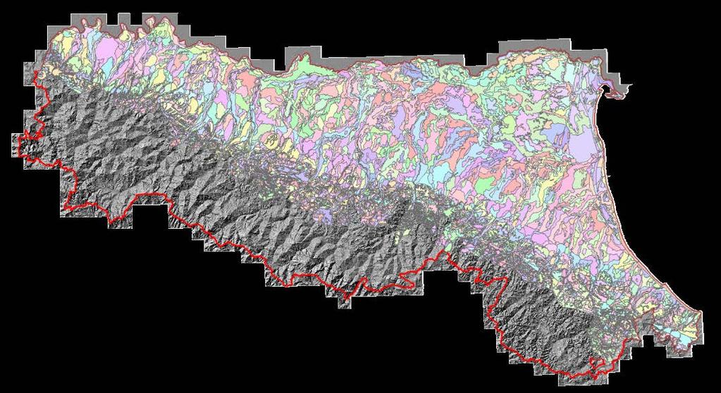 421.271 ha Carta dei suoli in scala 1:50.