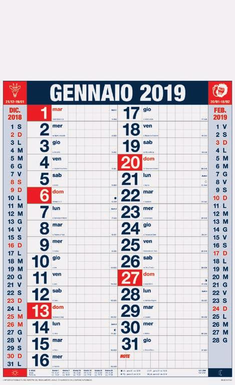 CALENDARI 18_2_Layout 1 07/06/18 11:20 Pagina 95 cm 9 cm 28,8 F04586-RB ROSSO