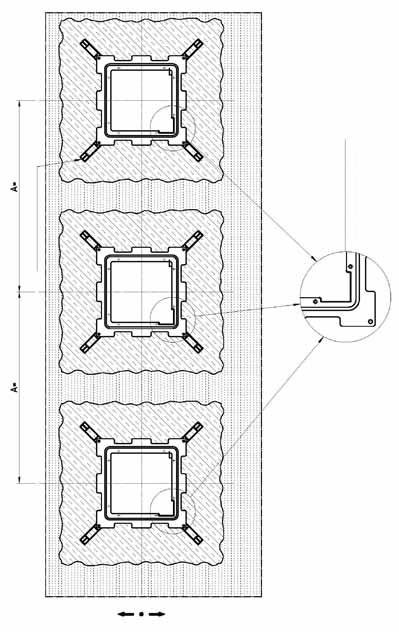 G B MULTIPLE INSTALLATION PLAN FOUNDATION CLAMPS REFERENCE