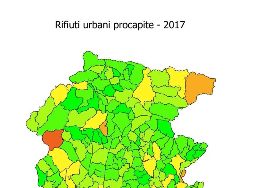 RUprocapite2018 I semestre= 233,92 kg/ab