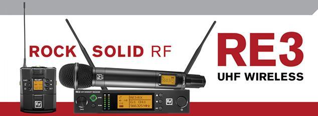 microfono Lavalier Cardioide modello RE3-ACC-CL3 e ricevitore RE3-RX (5L-5H) RE3-BPGC (5L-5H) Sistema