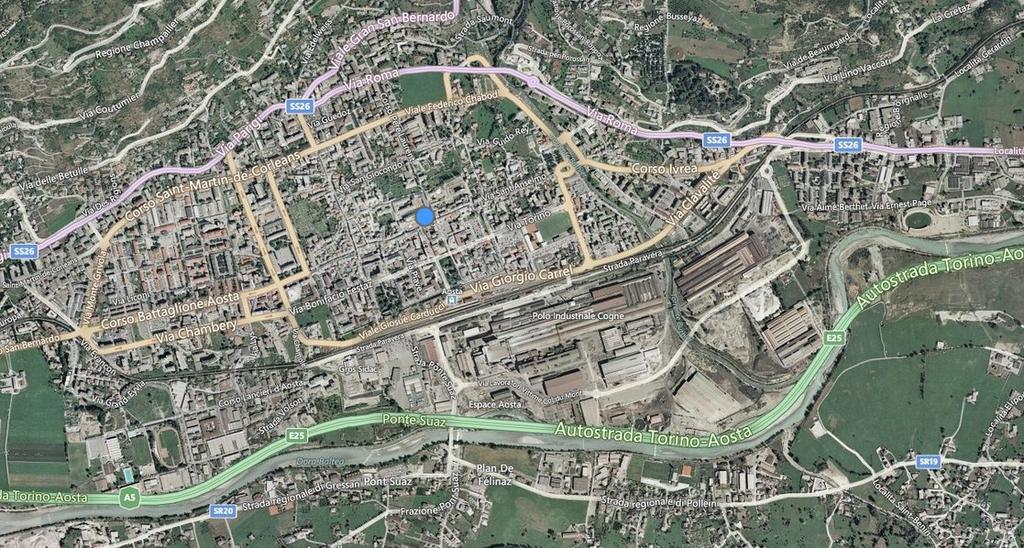 nella stazione di Quartiere Dora, situata nella parte est della città di Aosta, classificata come stazione di fondo urbano, in cui attualmente viene solo il PM10 (le misure di metalli nel PM10 sono