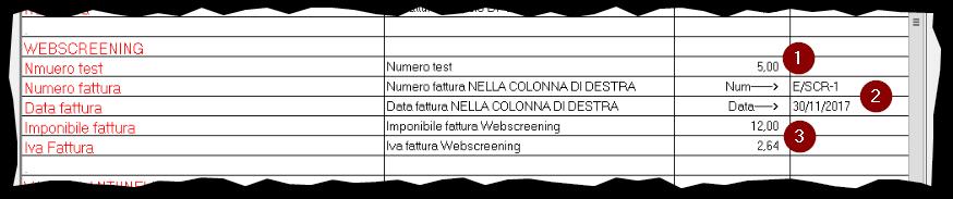 Qui i campi da compilare e le modalità sono le medesime che per le altre fatture e nel dettaglio: 1.