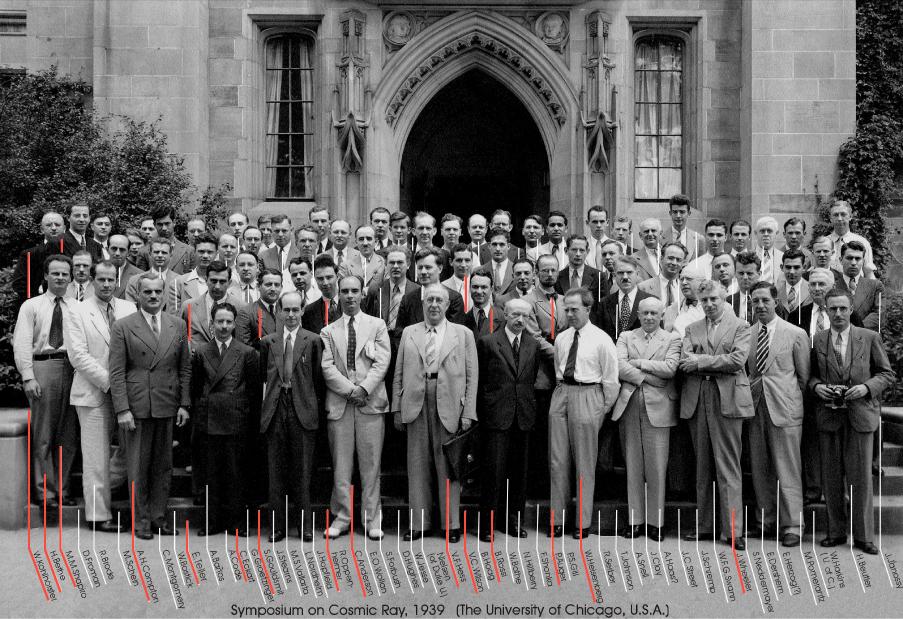 SCOPERTA DEI RAGGI COSMICI (4) Nel 1949 Fermi descrisse i RC come un gas di particelle cariche relativistiche in moto