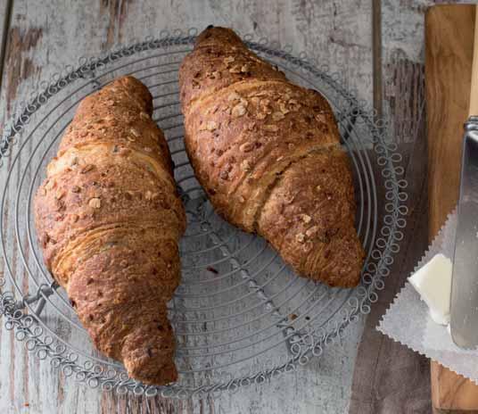 Plain cereals croissant.