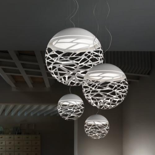 Studio Italia Design > Kelly > Small Sphere 40 Small Sphere 40 E27 Classic A60 3 x max 46W eco E27 CFL [compact] 3 x max 23W E27