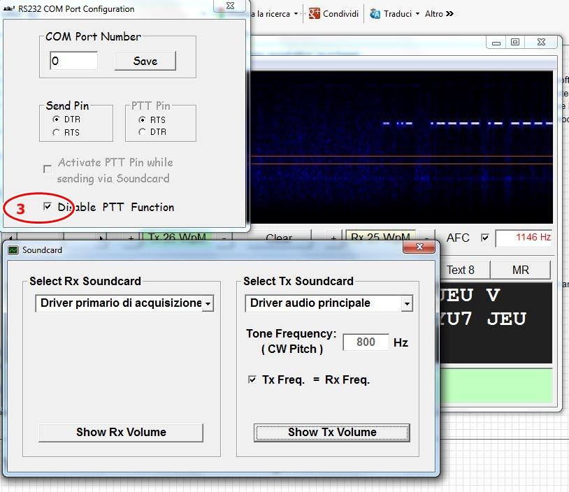 praticamente ininfluente, ma si suggerisce di spuntare Disable PTT