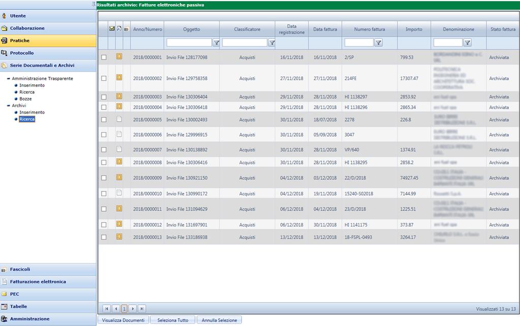 DocSuite Modulo Fatturazione