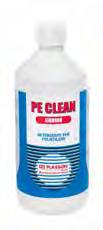 ATTREZZI PER OPERAZIONI PRELIMINARI RETI PE PE CLEAN detergente liquido per polietilene ARTICOLO CONFEZIONE CONTENITORE Q.TÀ MIN. 6529PECLF 1000 ml bottiglia plastica 12 pz.