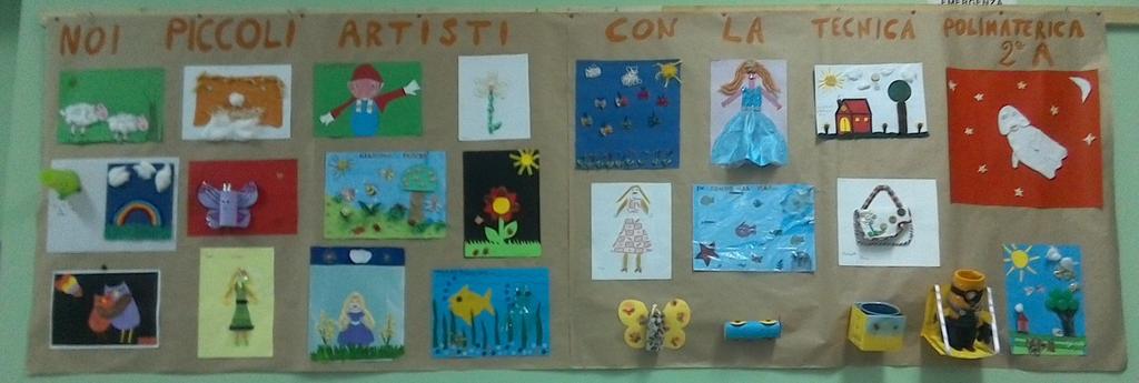 I LABORATORI NOI PICCOLI ARTISTI : La tecnica polimaterica Classi seconda A e B Tra le opere d arte presente nel libro di