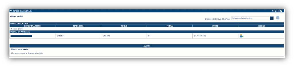 Nota: Ai fini della presentazione della domanda NON è necessario attivare e completare il profilo Cittadino Attenzione: L accesso contestuale da più personal computer con le