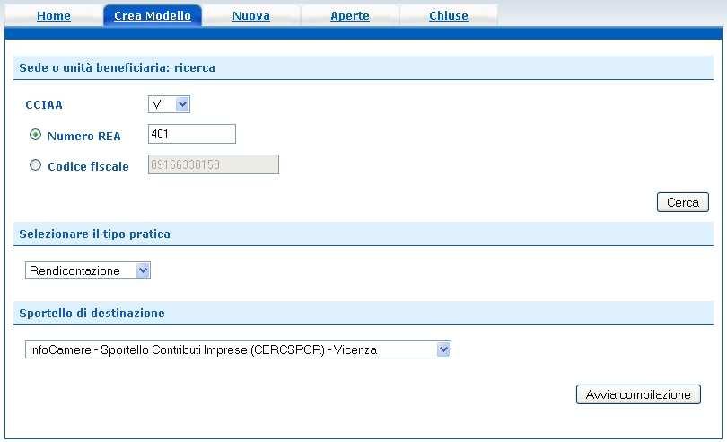 INVIO DELLA DOMANDA DI CONTRIBUTO Per l'invio della domanda di contributo relativa al bando interventi di credito agevolato 2010-2011 occorre collegarsi al sito http://webtelemaco.infocamere.