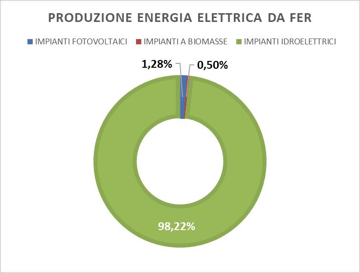 4.7.4. Produzione di energia elettrica da impianti di cogenerazione a biomasse Vi è una quota di energia elettrica prodotta da impianti di cogenerazione a biomasse.